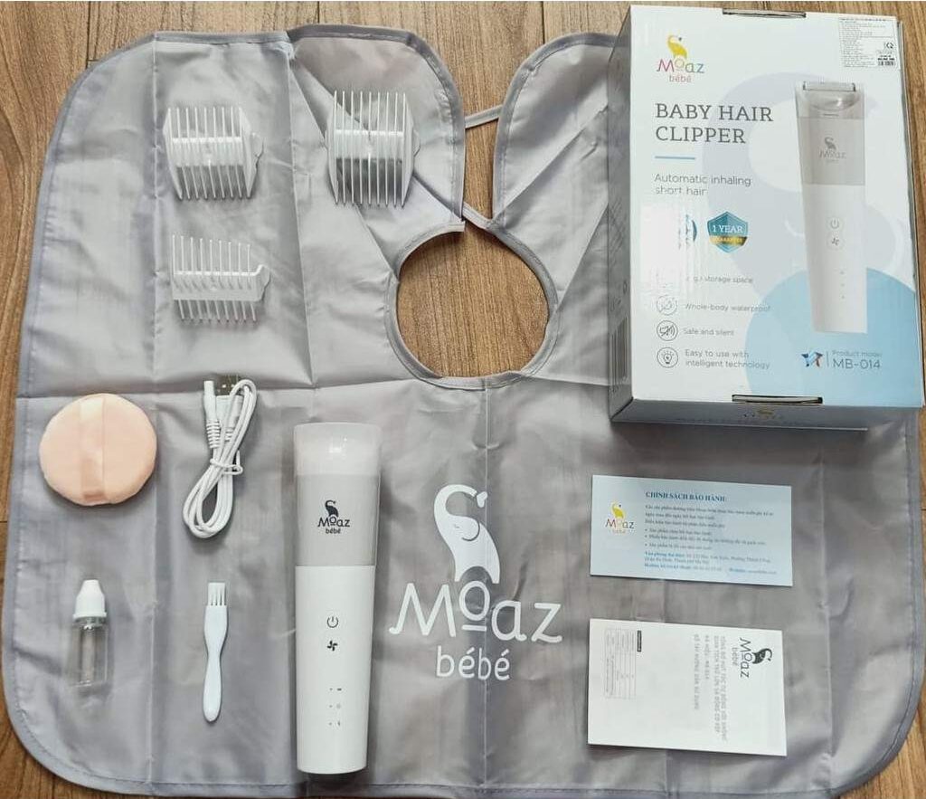 tông đơ cắt tóc cho bé Moaz BÉBÉ 