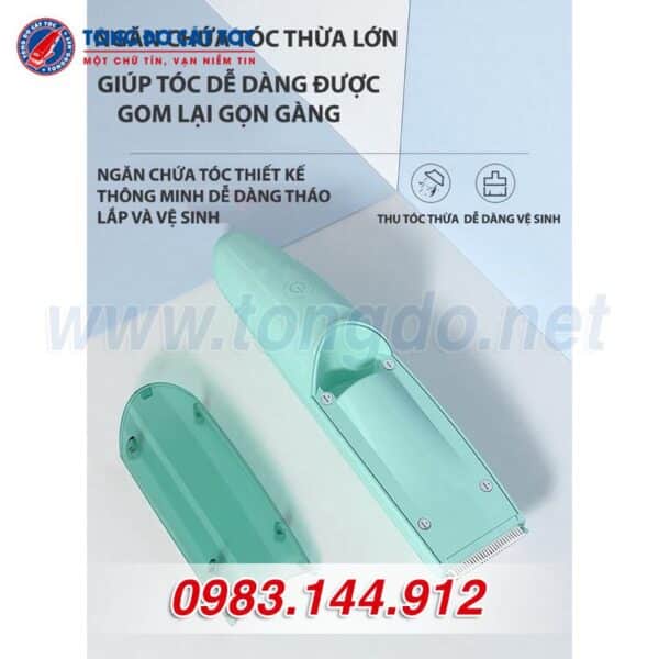 tông đơ cho bé có hút tóc