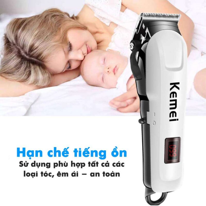tông đơ cắt tóc cho bé Kemei