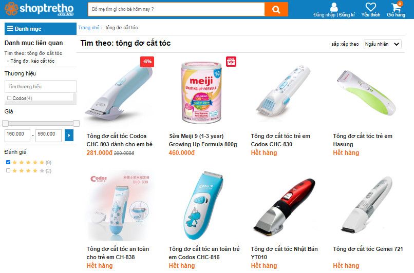  tông đơ cắt tóc cho bé shoptretho