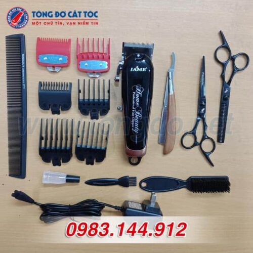 Combo Tông đơ Chuyên Nghiệp Jame 1070 - MS02