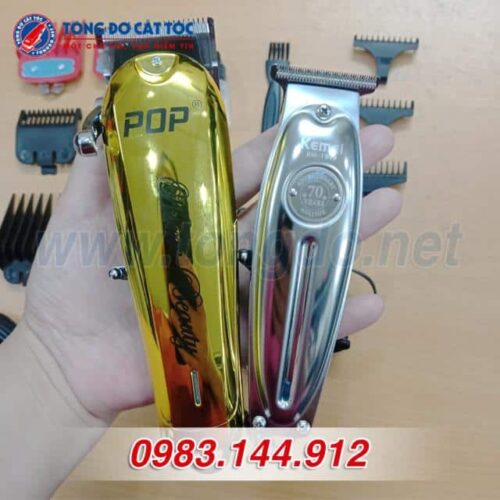 Combo Tông Đơ POP 36, Chấn Viền Kemei 1949