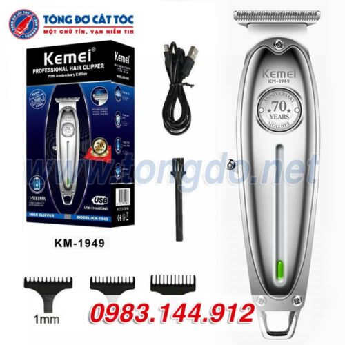 Combo Tông Đơ POP 36, Chấn Viền Kemei 1949 10 - Tong20do20Kemei20KM201949