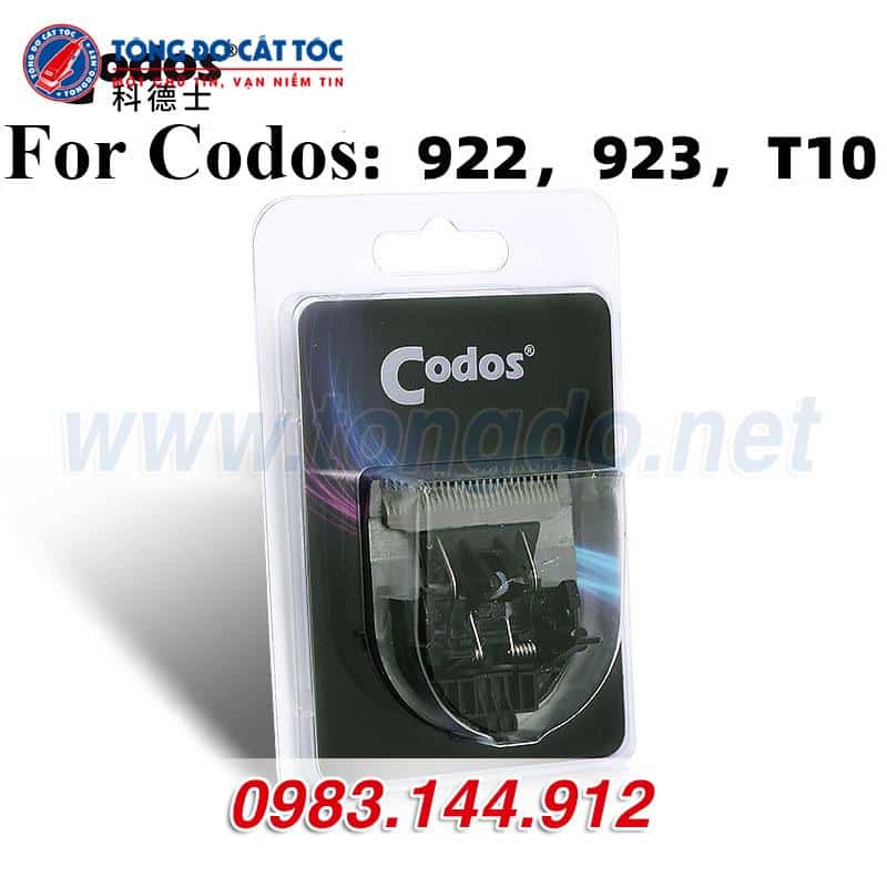 Lưỡi tông đơ Codos T10, Codos CHC 922, Codos CHC 923 chính hãng 1 Lưỡi tông đơ Codos T10, Codos CHC 922, Codos CHC 923 chính hãng