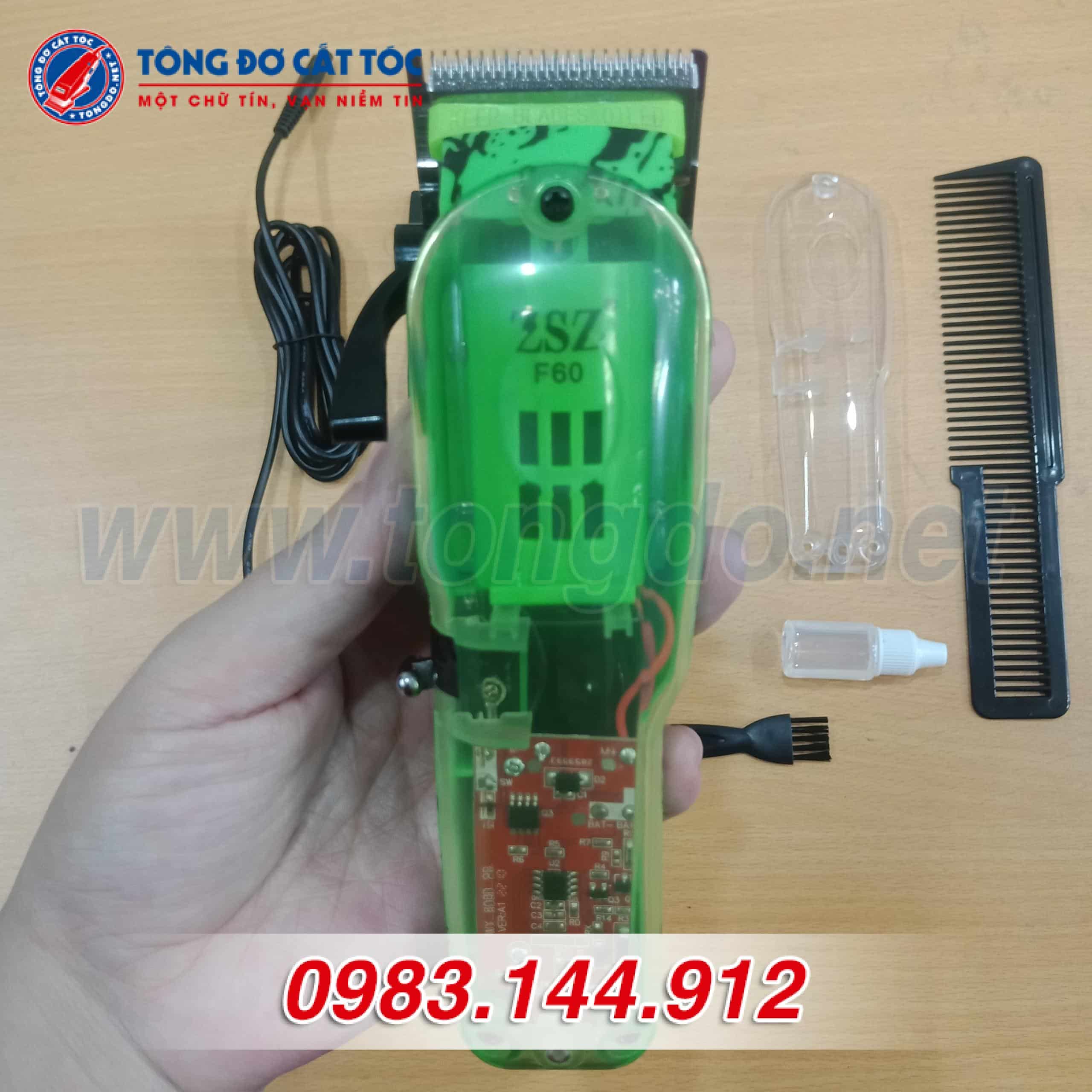 Tông đơ lưỡi kép ZSZ F60(10W 4h) 8 Tông đơ lưỡi kép ZSZ F60(10W 4h) - Ảnh 8