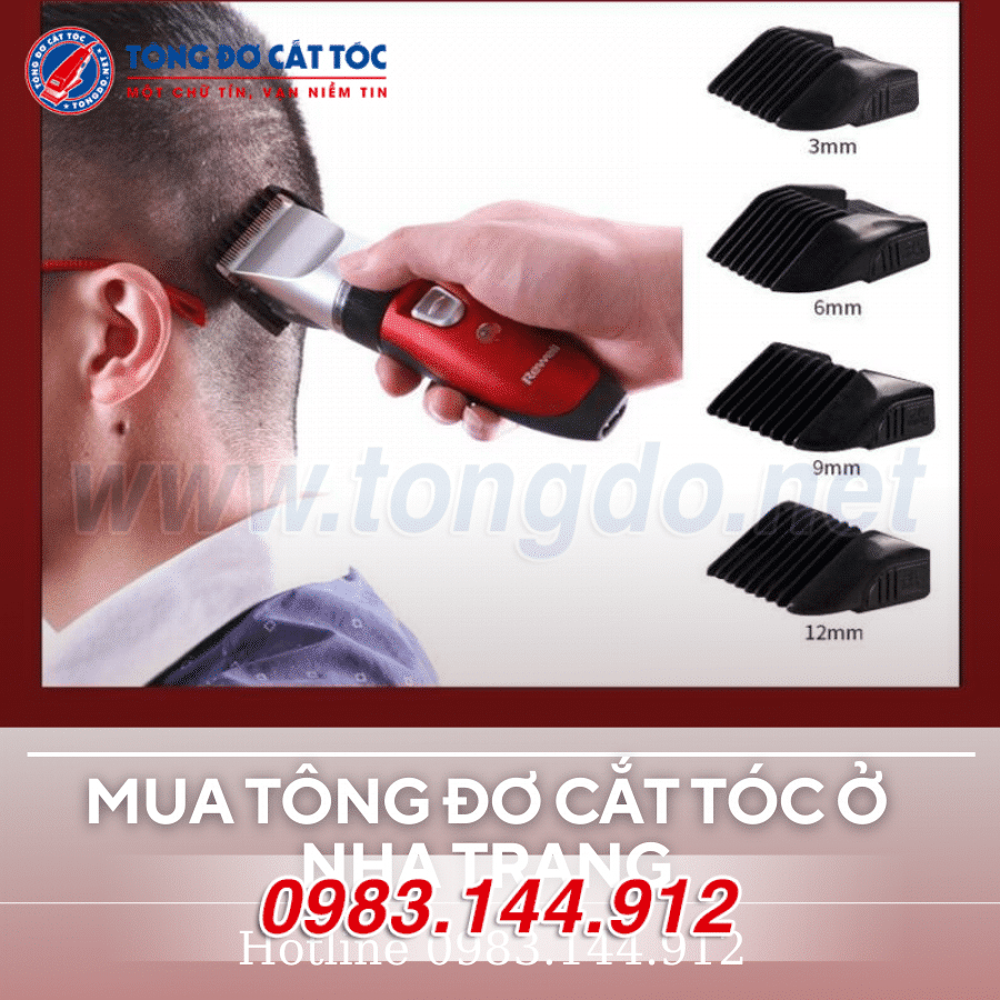 Địa chỉ mua tông đơ cắt tóc Nha Trang chính hãng, bảo hành 1 năm