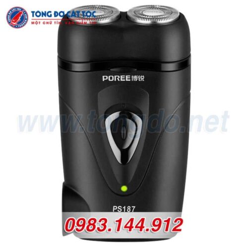 Máy Cạo Râu Sạc Điện 2 Lưỡi Poree PS187 7 - cao rau ps 187