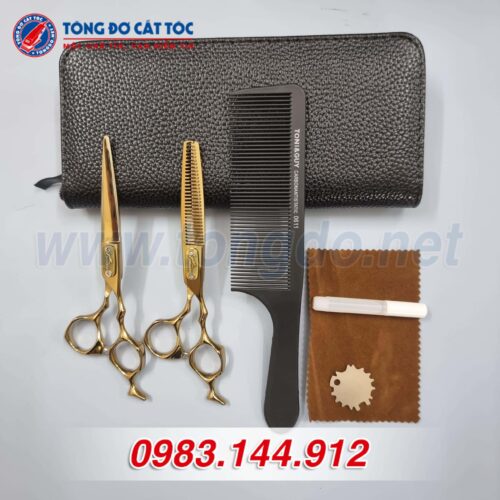 Bộ Kéo Cắt Tóc Chuyên Nghiệp JAGUAR Báo Vàng