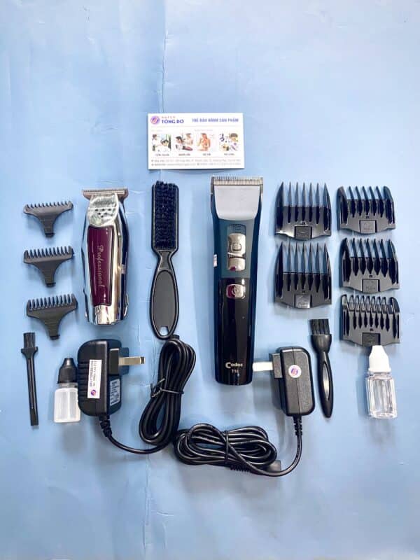 Khám Phá Top Sản Phẩm Bán Chạy Tại Shop Tông Đơ - Tongdo.vn 1 Combo tông đơ codos t10, chấn viền 9220 tặng chổi phủi 21 - z4409429789953 3367b3ee99edd7662b13bf7e7523756e
