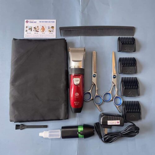 Combo tông đơ rfcd 928+kéo cắt+ kéo tỉa+áo choàng+ lược 8 - z4411896417102 27d0641f1dad1f6a9991213726a734ad