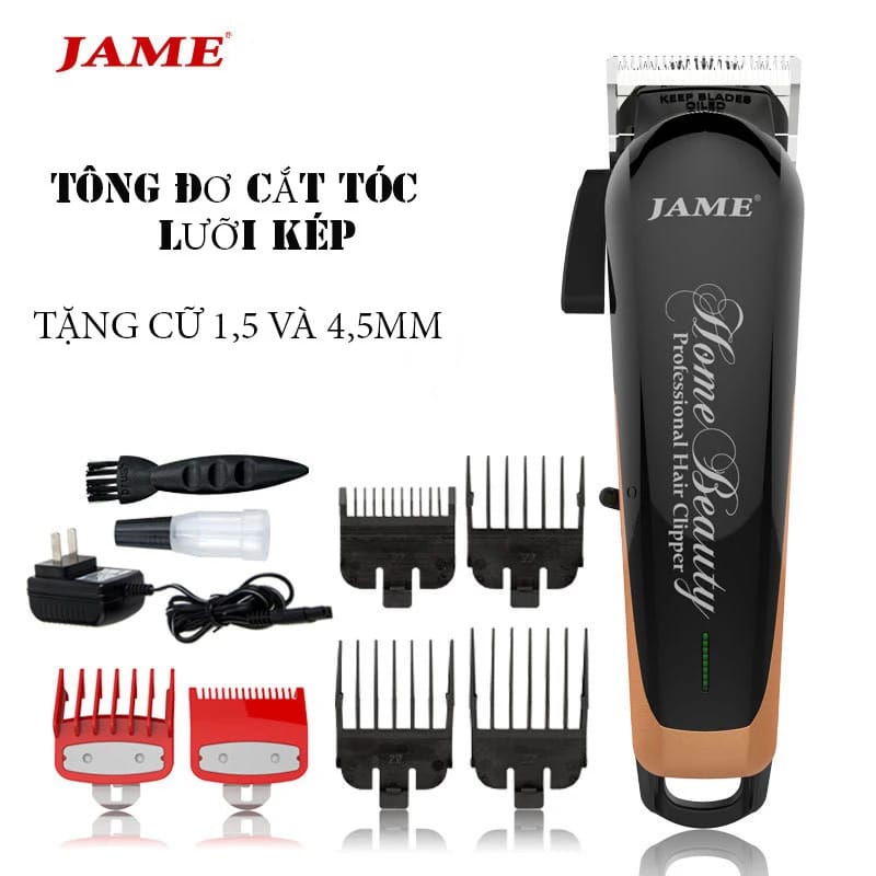 Tông đơ Jame 7502 lưỡi kép chính hãng