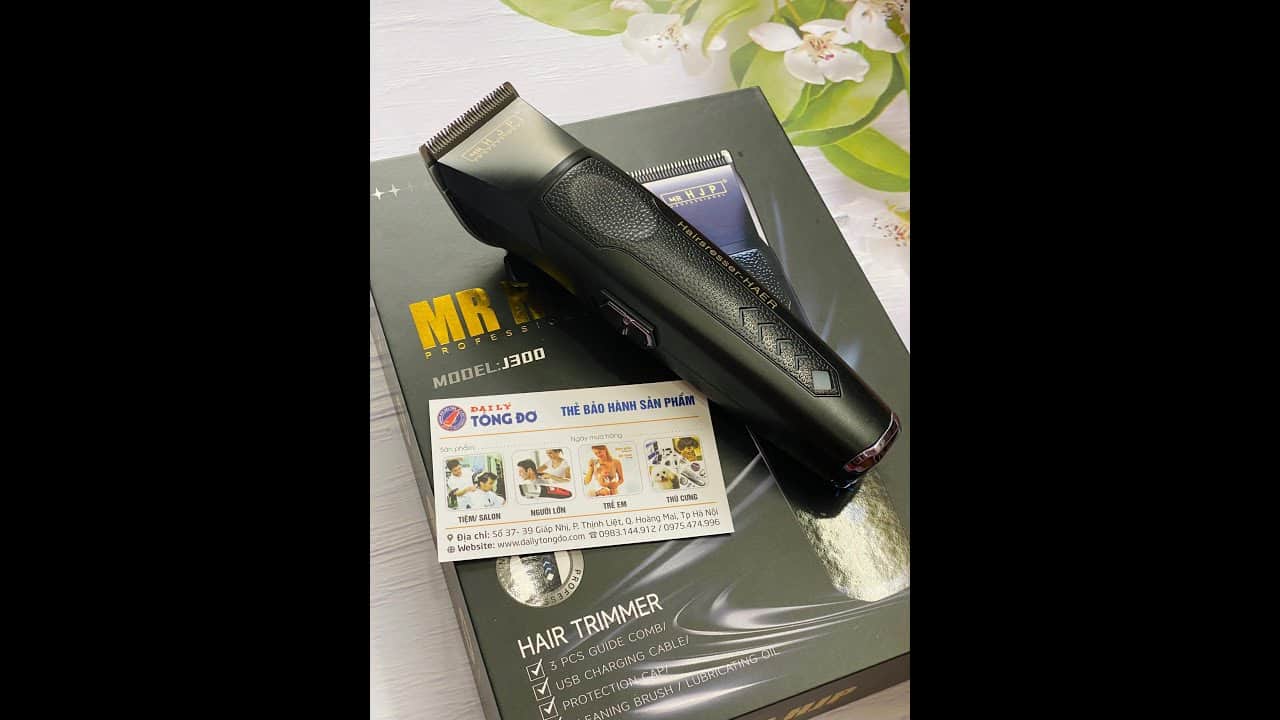 Tông đơ cắt tóc MR HJP J300 - Chính hãng USA, giá rẻ nhất (6,5W 4H) 1 Tông đơ cắt tóc MR HJP J300