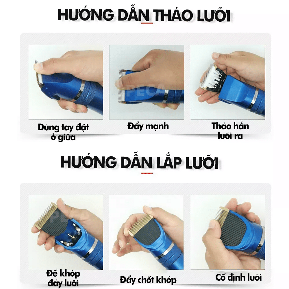 Vệ sinh tông đơ