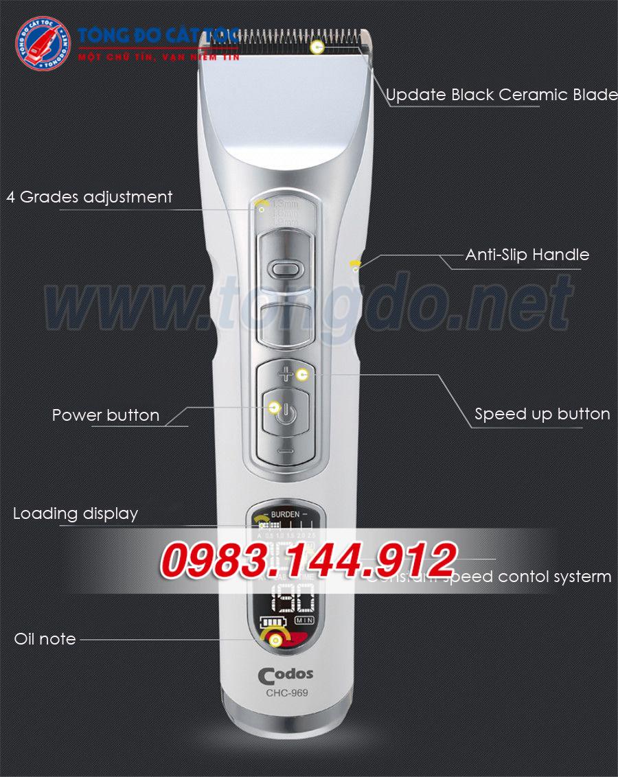 Tông Đơ và Các Phụ Kiện Đi Kèm: Hướng Dẫn Từ A đến Z 39 tong-do-cat-toc-codos-chc-969