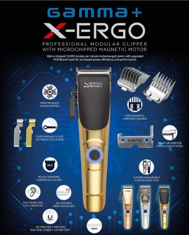 Tông đơ Gamma x Ergo
