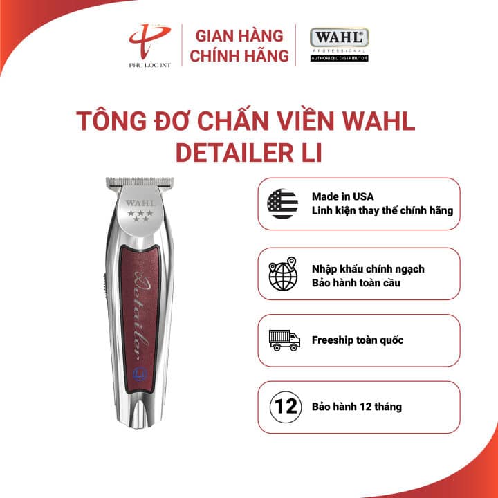 Tông đơ chấn viền Wahl chính hãng, giá ưu đãi cực sốc 1 Tông đơ chấn viền Wahl