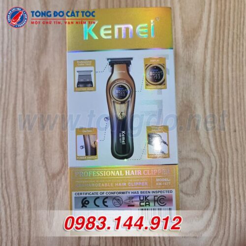 Tông đơ chấn viền Kemei KM-1677 (5W 4H) 25 - KM1677 1