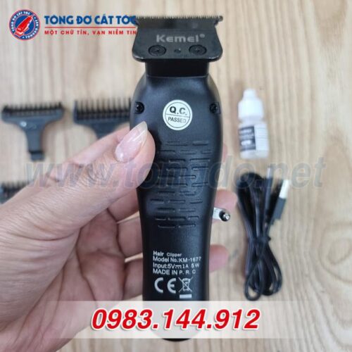Tông đơ chấn viền Kemei KM-1677 (5W 4H) 19 - KM1677 5