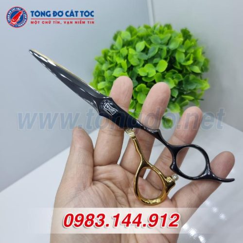 Kéo cắt wahl đen vàng – W02