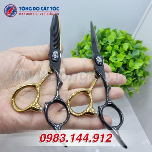 Bộ kéo cắt tỉa wahl đen vàng – W02 5 - wahl den vang 3