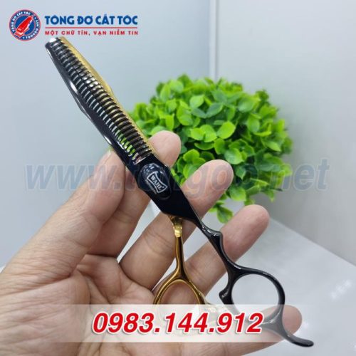 Kéo tỉa wahl đen vàng – W02