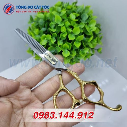 Kéo tỉa wahl trơn tay vàng – W05
