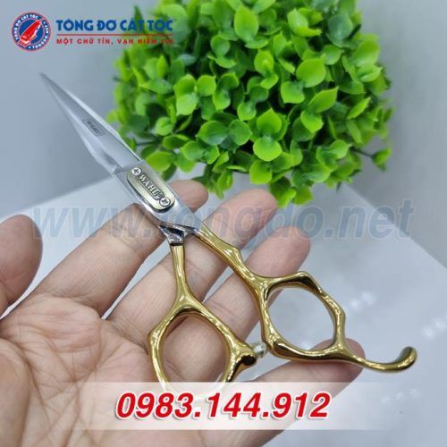 Kéo cắt wahl trơn tay vàng – W05