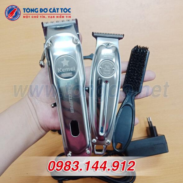 Combo Tông đơ Kemei KM1996, KM1949 tặng chổi phủi tóc 11 - Combo KM1996 588x588 1