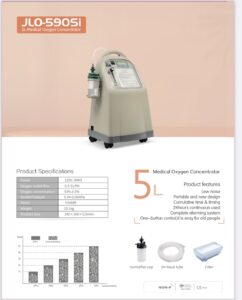 Máy tạo oxy 5 lít hỗ trợ bệnh viện dã chiến