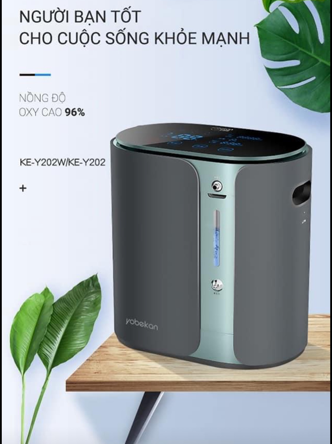 Máy Tạo Oxy YOBEKAN 9 Lít Nhập Khẩu Chính Hãng
