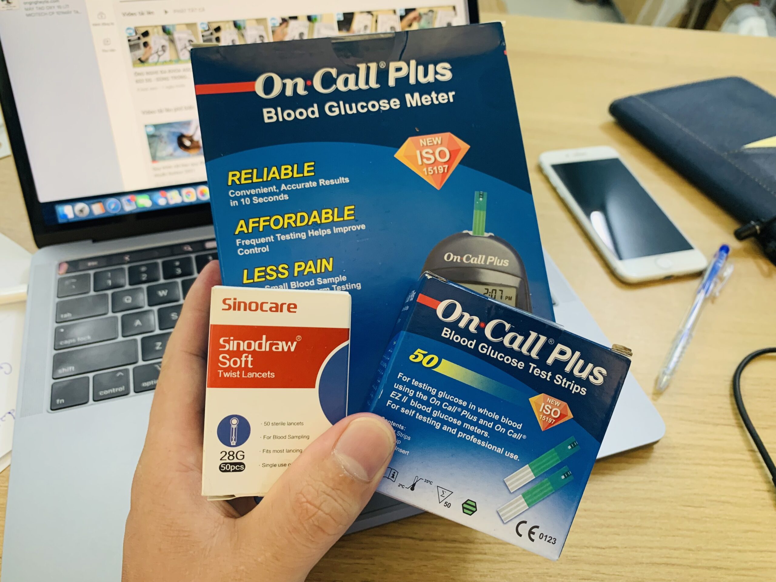 Máy đo đường huyết On Call Plus