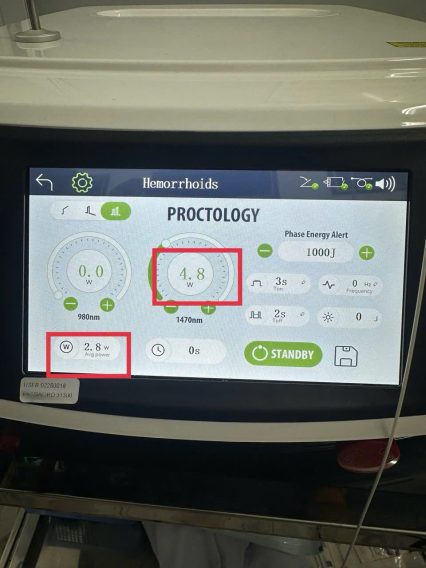 Máy Laser Điều Trị Trĩ CHERYLAS 15N