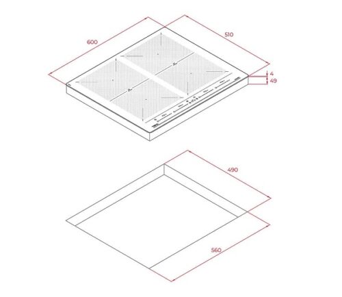 Bếp từ Teka IZF 64600 MSP BK 112500035 5 bep tu teka izf 64600 msp bk 3
