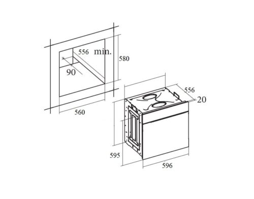 Lò nướng Cata MRA 7108 BK 4 lo nuong cata mra 7108 bk 2