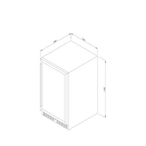Tủ Rượu Malloca MWC-89S 3 Kích thước của Tủ Rượu Malloca MWC-89S