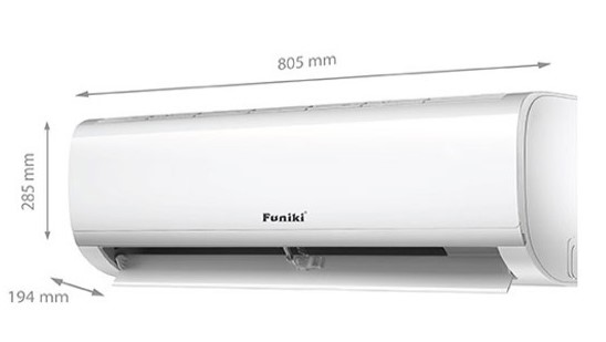 dieu-hoa-funiki-hsh10tmu-1 kích thước Điều hòa Funiki HSH10TMU
