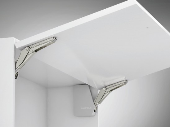 Bộ tay nâng Free Flap 1.7 Hafele 493.05.831 nắp xám Bộ tay nâng Free Flap 1.7 Hafele 493.05.831 nắp xám