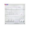 Giá bát cố định 3 tầng cao cấp, Inox mờ Kit Plus DK12B VIP.70 2 Giá bát cố định 3 tầng cao cấp, Inox mờ Kit Plus DK12B VIP.70