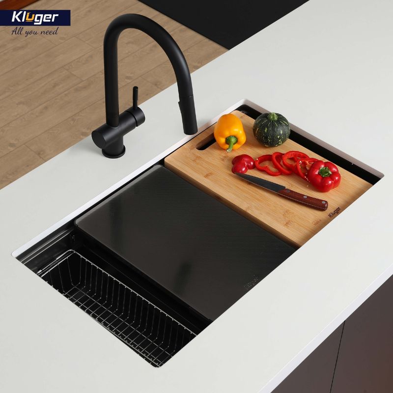 Ảnh thực tế thớt inox Kluger KCB-121FB Ảnh thực tế thớt inox Kluger KCB-121FB