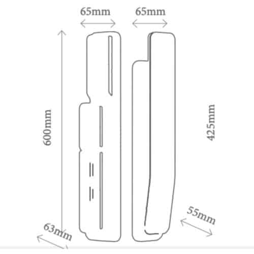 Khóa thông minh Avolock AL-88TRV-B 3 Kích thước khóa thông minh Avolock AL-88TRV-B