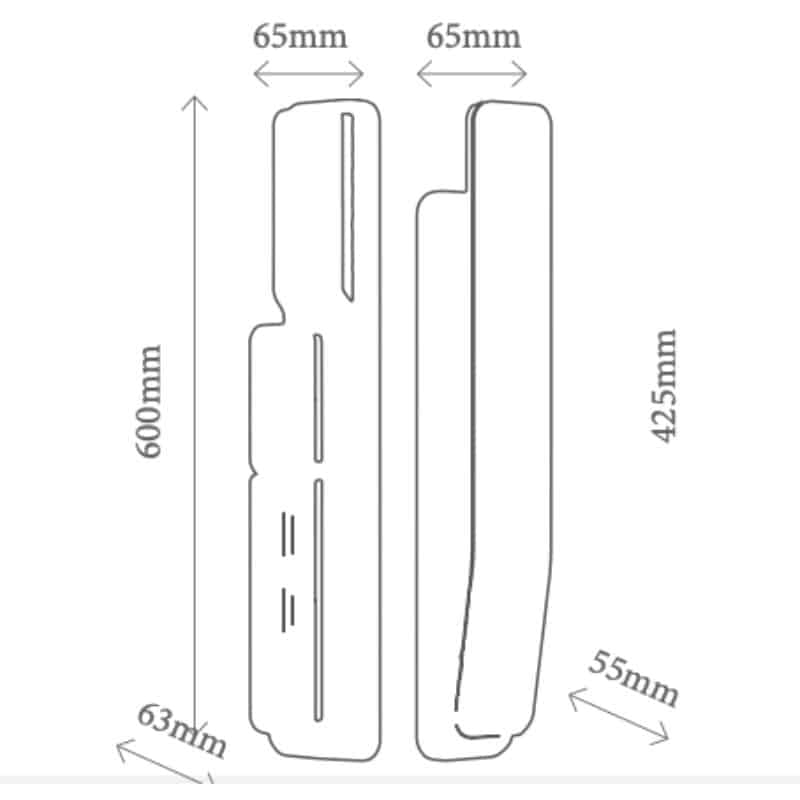 Kích thước khóa thông minh Avolock AL-88TRV-B Kích thước khóa thông minh Avolock AL-88TRV-B