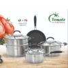 Bộ nồi Inox Tomate TOM 0708 1 Bộ nồi Inox Tomate TOM 0708