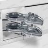 Kệ góc liên hoàn hình lá Grandx XM.420SR (Phải) 2 Kệ góc liên hoàn hình lá Grandx XM.420SR (Phải)