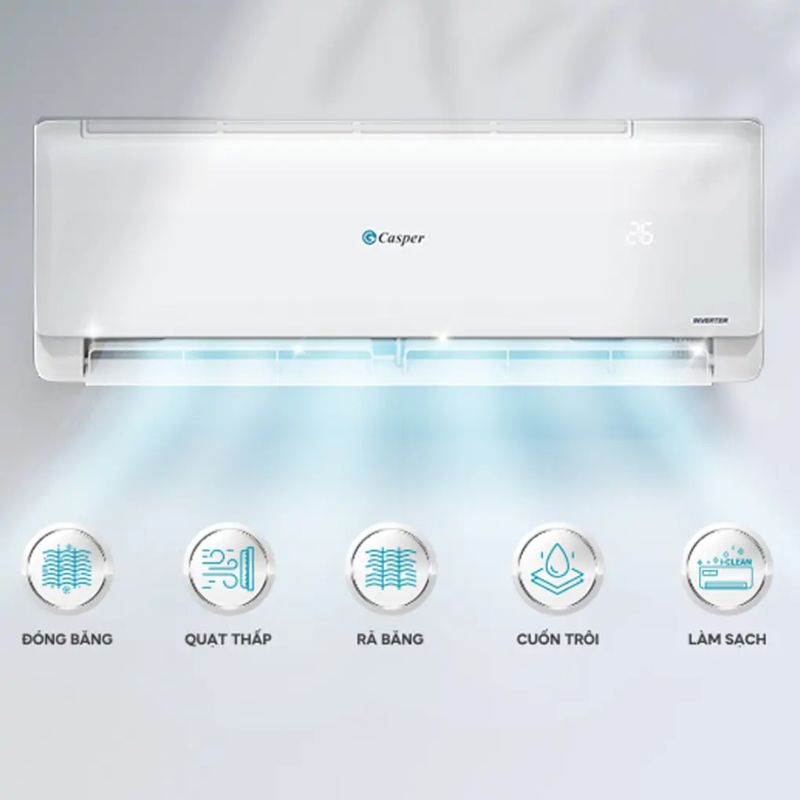 Ảnh máy lạnh Casper Inverter 1.5 Hp TC-12IS36 Ảnh máy lạnh Casper Inverter 1.5 Hp TC-12IS36