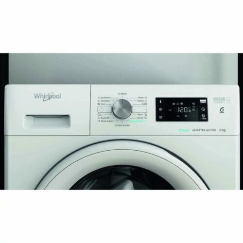 Bảng điều khiển máy Giặt Whirlpool Inverter 9 Kg FFB9458WVEE cửa trước