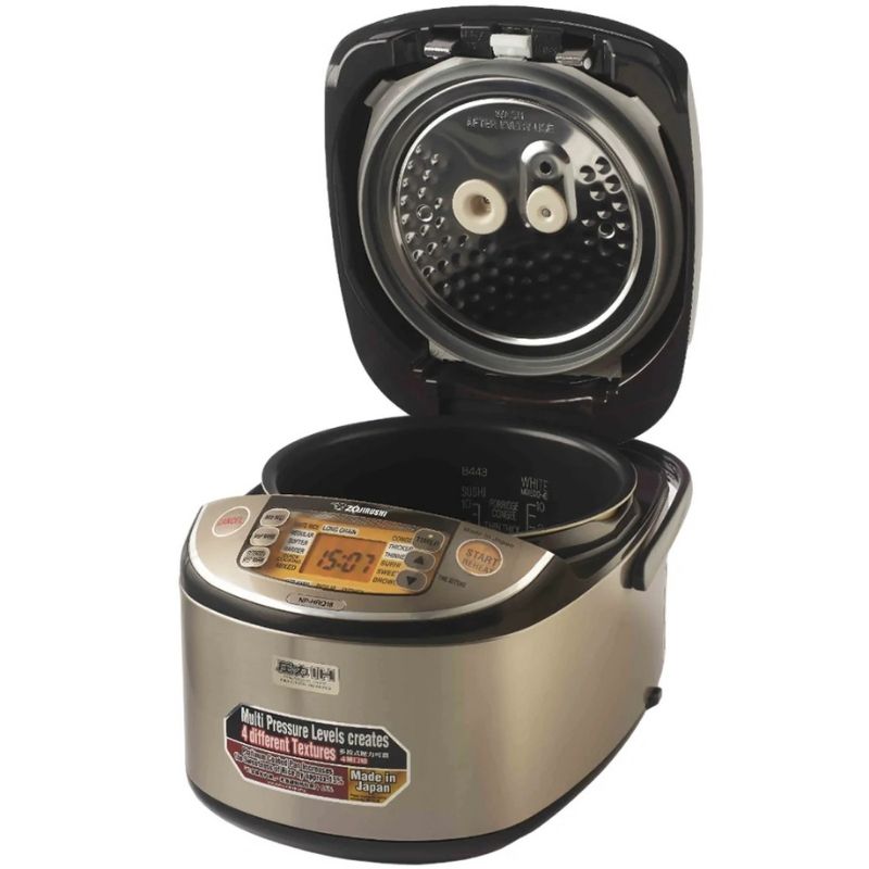 Ảnh nồi cơm áp suất điện tử cao tần Zojirushi NP-HRQ18-XT - 1.8 Lít Ảnh nồi cơm áp suất điện tử cao tần Zojirushi NP-HRQ18-XT - 1.8 Lít