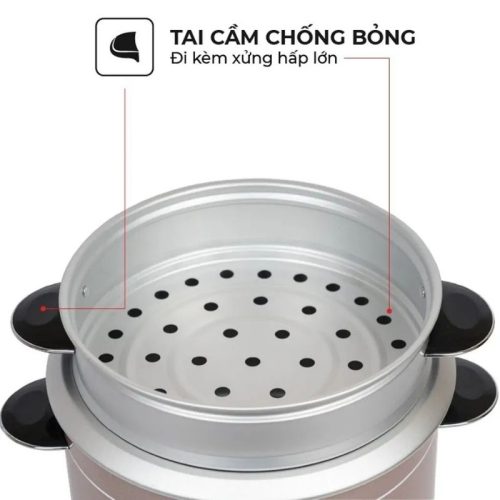 Nồi cơm điện Sunhouse SHD8125 1.8 Lít 3 Ảnh nồi cơm điện Sunhouse SHD8125 1.8 Lít