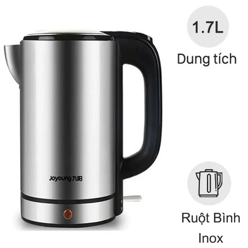 Bình đun Nước 1.7 Lít Joyoung K17-S66 Bình đun Nước 1.7 Lít Joyoung K17-S66