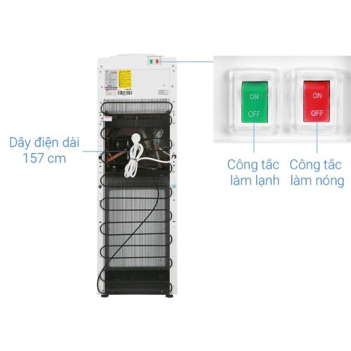 Cây nước nóng lạnh Sunhouse SHD9612 4 Mặt sau cây nước nóng lạnh Sunhouse SHD9612