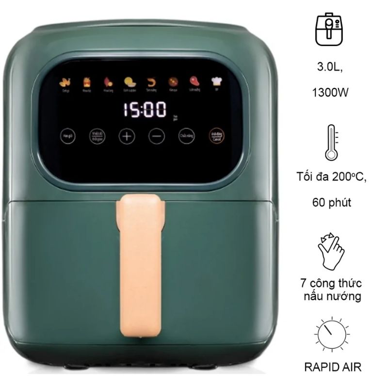 Nồi chiên không dầu Joyoung KL30-VF525 3.0 Lít Nồi chiên không dầu Joyoung KL30-VF525 3.0 Lít